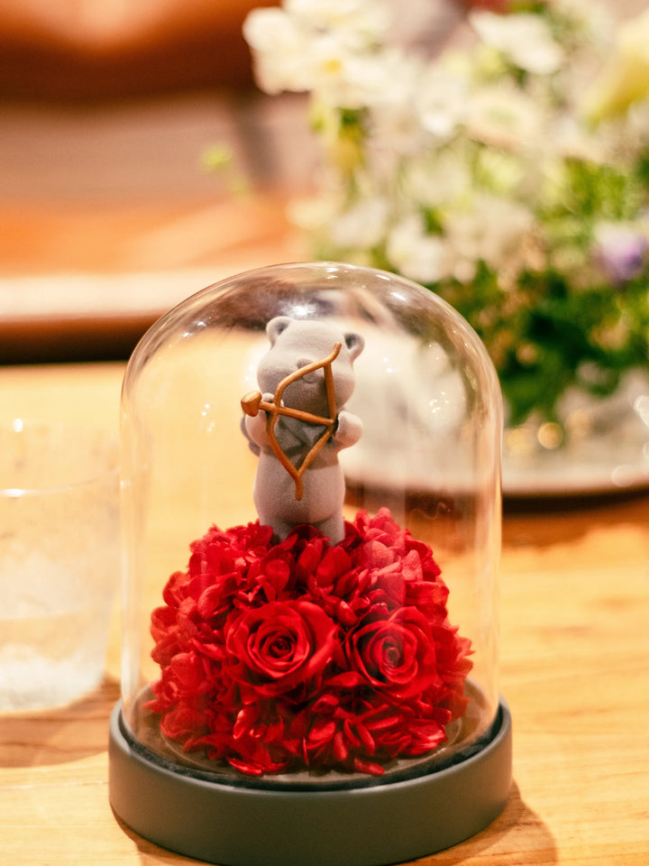 Cute preserved rose dome – ideal for gifting to loved ones or as home decor